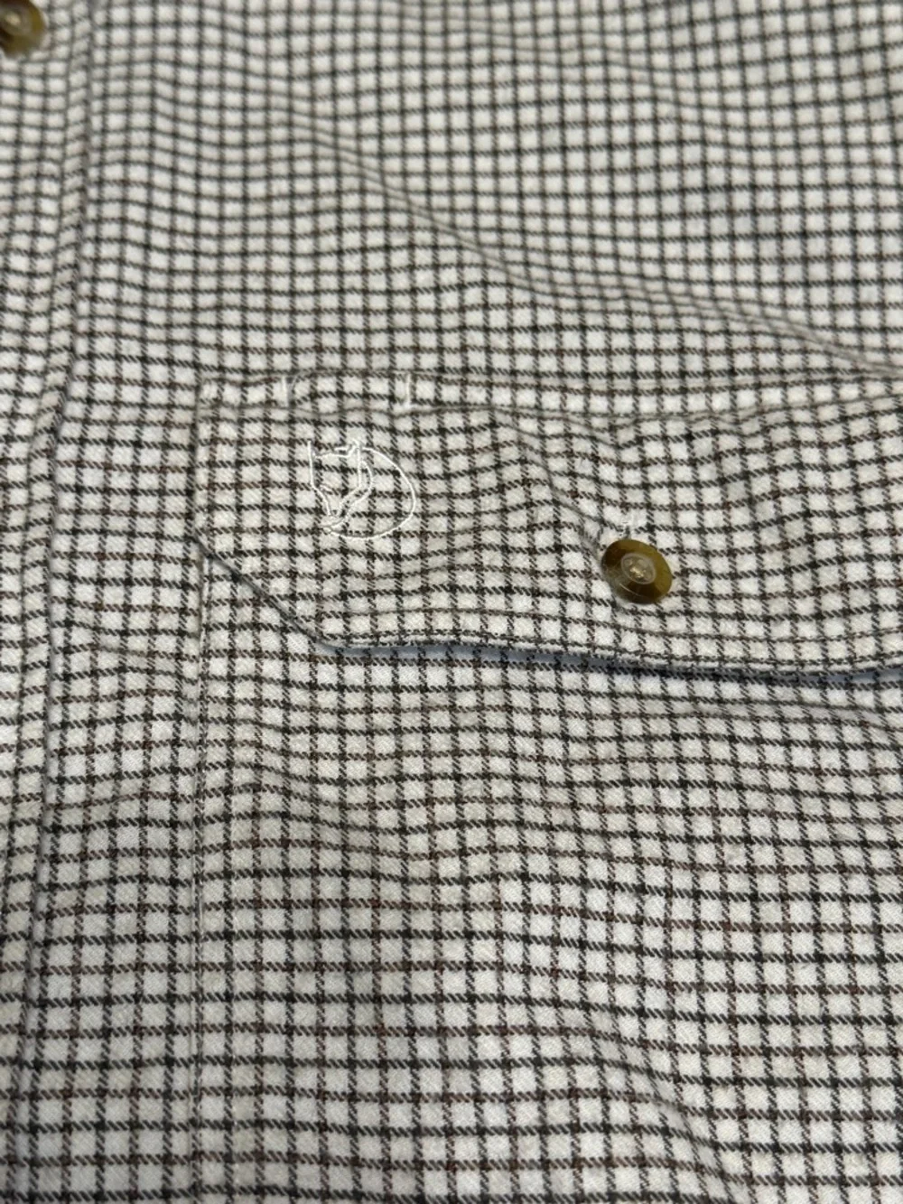 Fjallraven Forest Flannel Shirt Mens Large Button Up Tatersall Plaid Comfort Fit - Picture 4 of 12